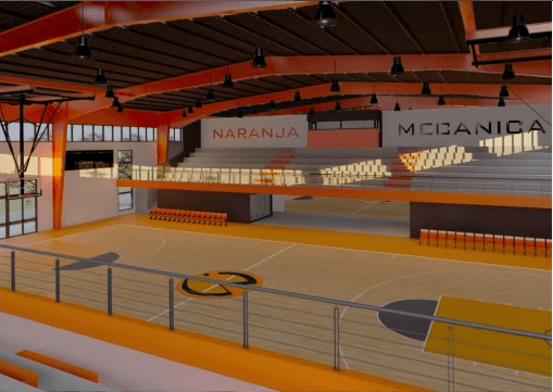 Interior Cancha Naranja Mecanica